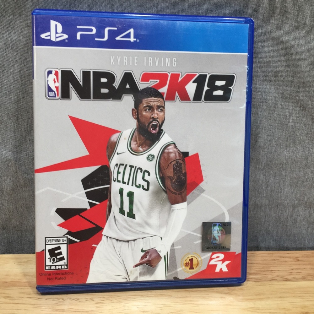 NBA 2K18 Sony PlayStation 4 PS4 Video Game Kyrie Irving Cover Sports 2K Games
